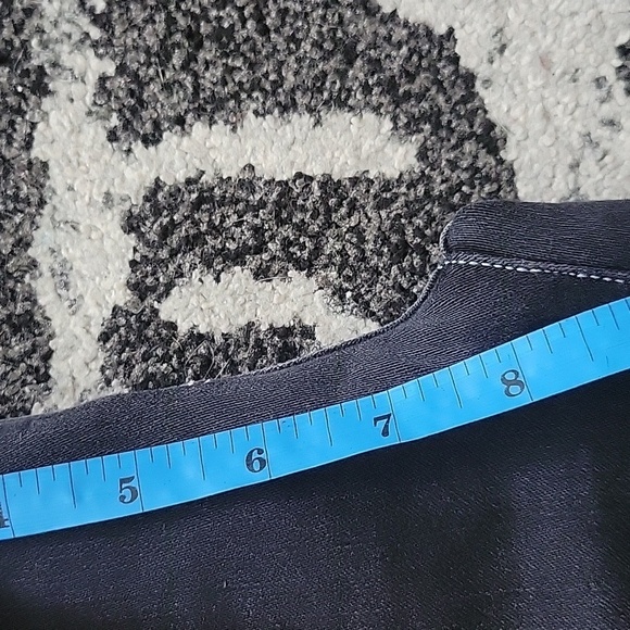 FIDELITY MILA MID RISE ANKLE SLIM JEANS 28 CARBON BLACK WASH ANKLE FRAY - Picture 9 of 10